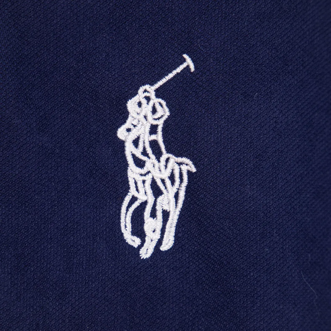 P320 zp version [Exclusive supply] Ralph Lauren/Ralph Lauren 2024 new hollow pony embroidery American retro wool surface splicing leather surface Zheng Xiujing's same short baseball uniform - Purchase the original open mold piqué twill 60 wool fabric ✅ Distinguish the market polyester woolen substandard model ❌ - Shoulder splicing soft lambskin ✅ Non-market artificial PU leather substandard model ❌ - Customized laser concave and convex RL original snap button✅ Unconventional flat four-button buckle in the market❌ - Four-strand thickened custom thread ✅ Not ordinary thin in the market ❌ - A baseball flight jacket that has been out of stock for a long time at the counter. Compared with SLP LV's baseball uniform, this Ralph Lauren baseball uniform has a more collegial feel. The upper body is versatile and not picky. The whole version is short, which makes the overall head-to-body ratio better. The shoulder seams are flat and open to avoid bloated bulges. The horse mark is hollowed out on the front chest. POLO font thick thread embroidery on the back, great texture Color: Blue Size: S M L XL Number: WW10756